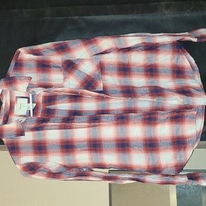 Plaid button up shirt